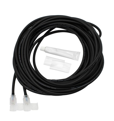 Raccord étanche 12 m pour ruban LED 230V (Slim COB) - Idéal pour portails et portillons, 230V