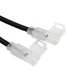 Raccord étanche 6 m pour ruban LED 230V (Slim COB) - Avec bouchon de fin, 230V