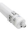 Réglette LED 120cm 40W Dura66, câblage traversant - IP66, 137lm/W, IK10