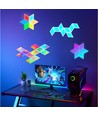 9 pcs. Applique Murale Diamant RGBIC - kit complet avec 9 panneaux