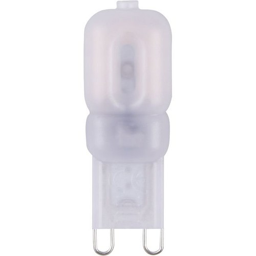 Ampoule LED G9 2W dimmable - 200lm, 360°, verre dépoli, 2700K