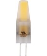 Ampoule LED G4 1,5W dimmable, 12V - 140lm, COB, verre dépoli, blanc chaud