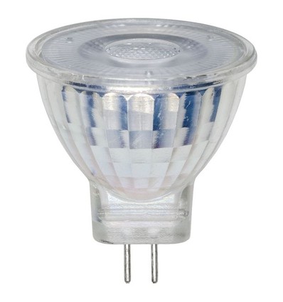 Ampoule LED GU4 4,2W dimmable, 12V - MR11, verre, 36°, 400lm, 2700K