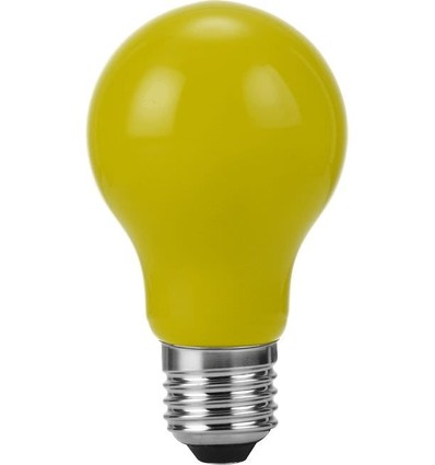 Ampoule LED filament E27 1W - A60, Jaune, Party Colour Premium