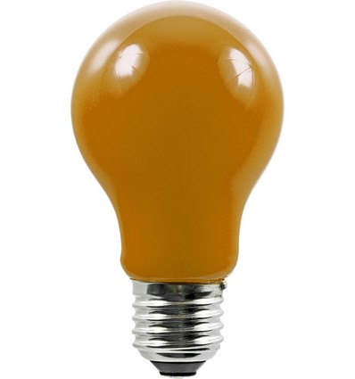 Ampoule LED filament E27 1W - A60, orange, Party Colour Premium