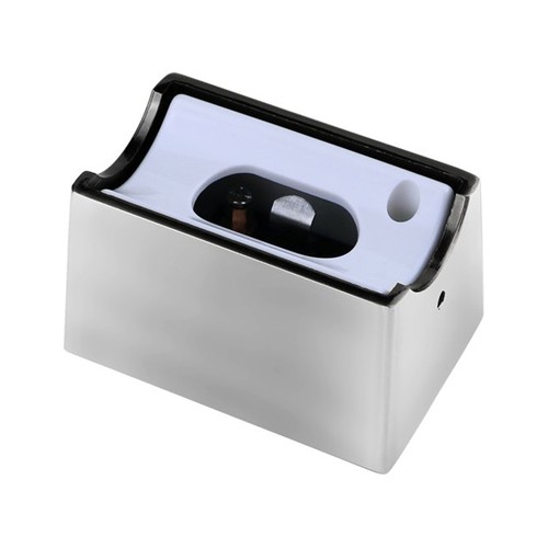 Lot de 2 douilles S14s en métal, chrome