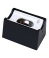 Lot de 2 douilles S14s en métal noir - Pour tubes LED S14s