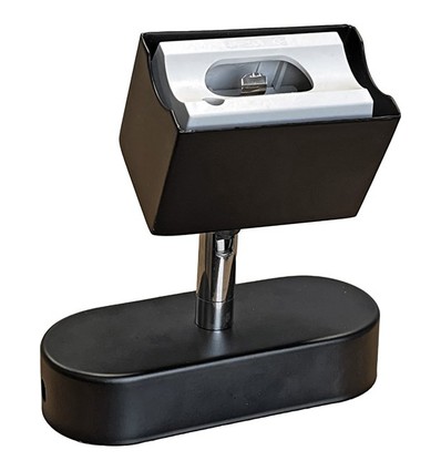 Douille S14d en métal noir - Flexible, pour ampoules S14d