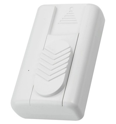 Variateur à curseur blanc pour sol, LED 0-75W - Fin de phase, pour câble