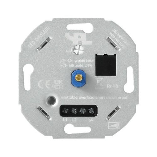 Variateur LED 2-175W - Début/Fin de phase, pour LED et halogène