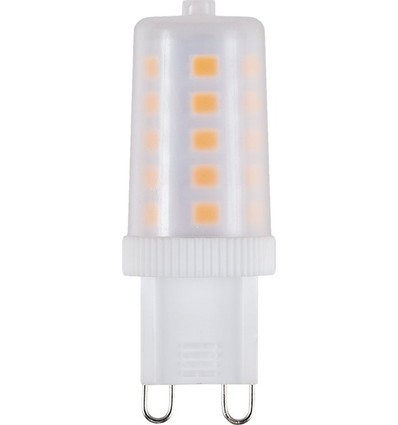 Ampoule LED G9 3W dimmable - 260lm, verre dépoli, 2700K