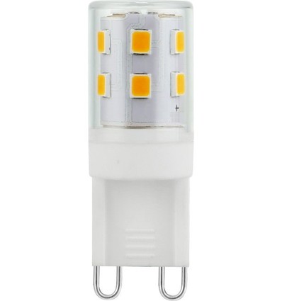 Ampoule LED G9 2,5W dimmable - 4,2cm, 200lm, verre clair, 2700K