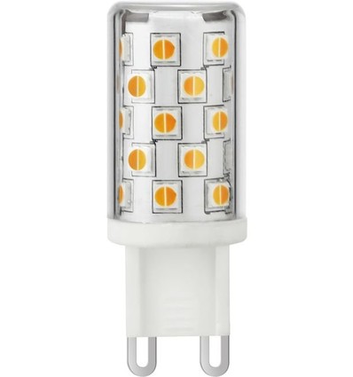 Ampoule LED G9 4W dimmable - DimToWarm, 2200-3000K, 360lm, 4,9cm, verre clair