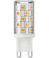 Ampoule LED G9 4W dimmable - DimToWarm, 2200-3000K, 360lm, 4,9cm, verre clair