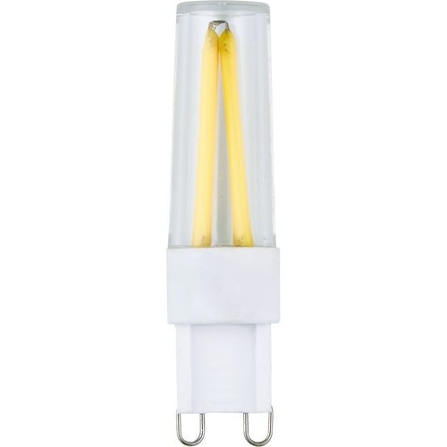 Ampoule LED G9 2,5W dimmable - 200lm, Filament, verre clair, 2700K