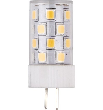 Ampoule LED G4 3W dimmable, 12V - 300lm, T17, 2700K, verre clair