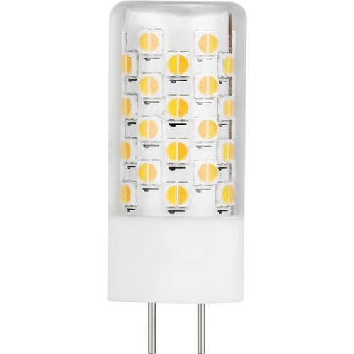 Ampoule LED GY6.35 4,3W dimmable, 12V - DimToWarm, 4,6cm, 380lm, verre clair