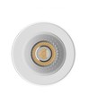 Spot en saillie GU10 - Blanc, IP44, rond, plafonnier, sans source lumineuse