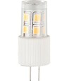 Ampoule LED G4 2W dimmable, 12V - 200lm, T14.6, blanc chaud, verre clair