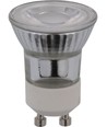 Ampoule LED GU10 MR11 3W dimmable - 200lm, 40°, verre, blanc chaud