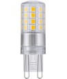 Ampoule LED G9 4W - Variable 3 étapes, 470lm, 5,5cm, verre clair