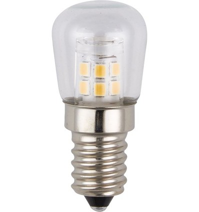 Ampoule LED E14 2W pour réfrigérateur - 5,1cm, claire, 2700K