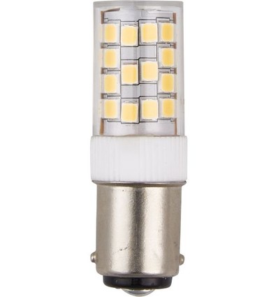 Tube LED Ba15d 3,2W - 5,2cm, dimmable, 390lm, verre clair