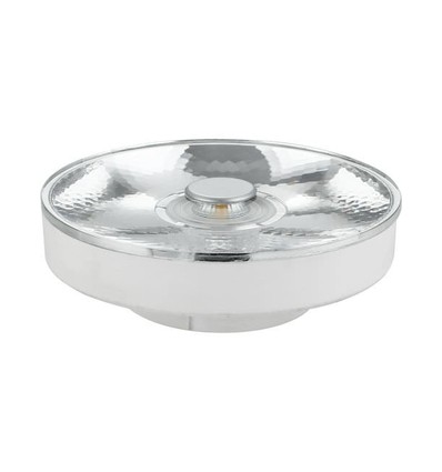 Ampoule LED GX53 10W dimmable - 820lm, 10°, 3000K, verre clair