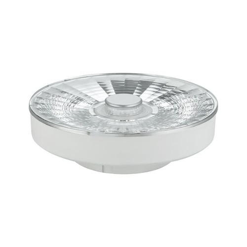 Ampoule LED GX53 10W dimmable - 820lm, 30°, 3000K, verre clair
