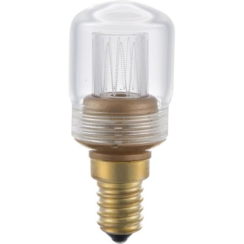 Ampoule LED vintage E14 2W dimmable - 7cm, 2000K, verre clair, tubulaire