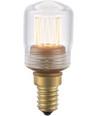 Ampoule LED vintage E14 2W dimmable - 7cm, 2000K, verre clair, tubulaire