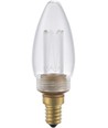 Ampoule LED vintage E14 2,5W dimmable - C35, 2000K, verre clair, 65lm