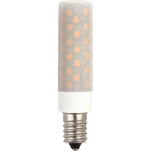 Ampoule tube LED E14 6W - 8cm, 660lm, dimmable, verre opale