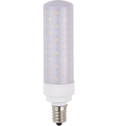 Ampoule LED tube E14 10W, 11,8cm - 1050lm, dimmable, verre opale