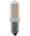 Ampoule LED tube E14 3W dimmable - 5,1cm, 2700K, verre clair