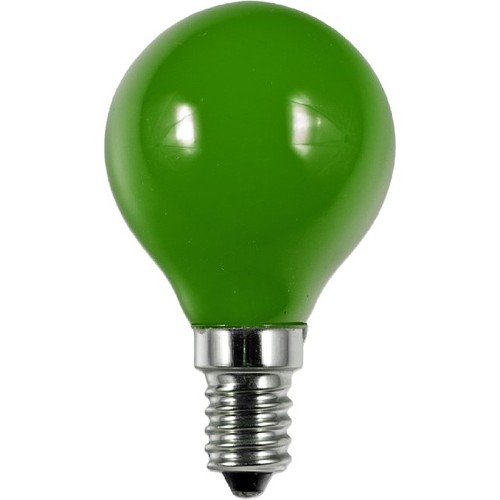 Ampoule LED E14 1W G45 - Vert, Party Colour Premium