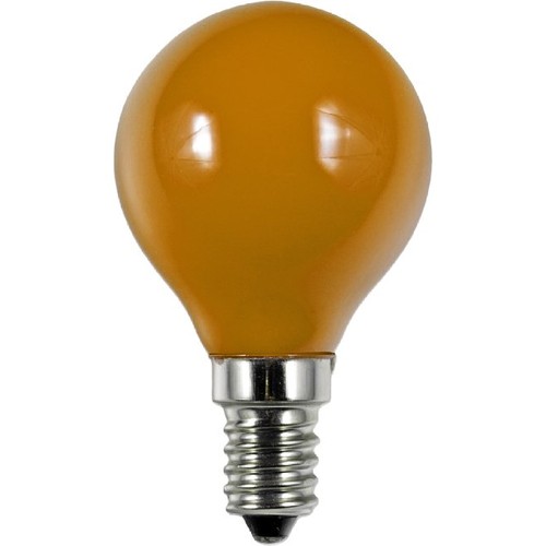 Ampoule LED E14 1W G45 - Orange, Party Colour Premium