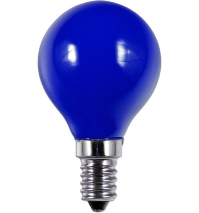 Ampoule LED E14 1W G45 - Bleu, Party Colour Premium