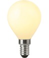 Ampoule LED E14 4W DimToWarm - G45, verre opale, dimmable, 2000-2700K