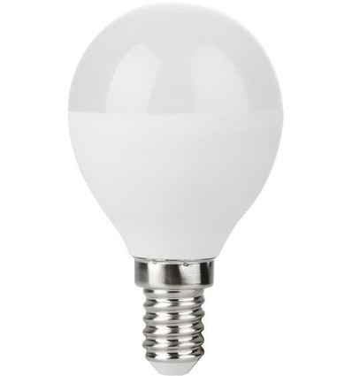 Ampoule LED E14 5W dimmable - G45, 470lm, verre opale