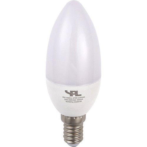 Ampoule LED E14 4W dimmable - DimToWarm, 2000-2700K, C37, verre opale