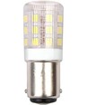 Ampoule LED tubulaire BA15d 3W - 4,5cm, 250lm, verre clair
