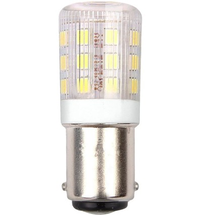 Ampoule LED BA15d 3W, 10-24V - 4,5cm, 250lm, 3000K, verre clair