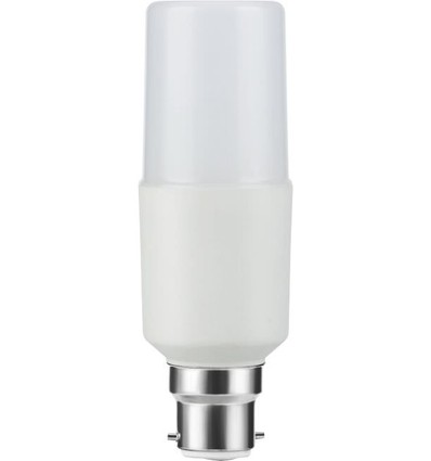 Ampoule LED B22d 9W - 12,5cm, 95-265V, 1180lm, verre opale, 3000K