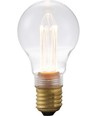 Ampoule LED vintage E27 2,5W dimmable - A60, 2000K, verre clair, 65lm