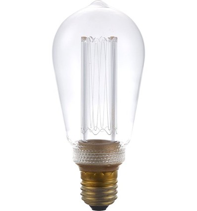 Ampoule LED Vintage E27 3,5W dimmable - ST64, 2000K, Rustika, verre clair