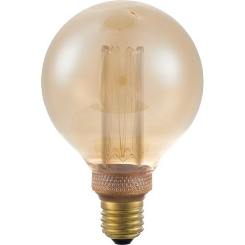 Ampoule LED vintage E27 3,5W dimmable - Globe G95, 1800K, verre doré, 100lm