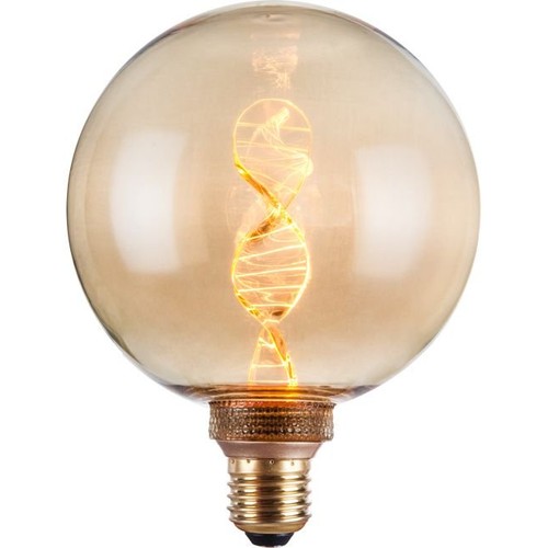 Globe LED Vintage DNA G125 E27 3,5W dimmable - 110lm, 1800K, verre doré
