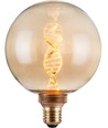 Globe LED Vintage DNA G125 E27 3,5W dimmable - 110lm, 1800K, verre doré