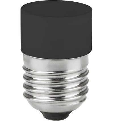 Ampoule LED tubulaire E27 3,4W dimmable - 4,5cm, 2700K, noir, No Side Glow
